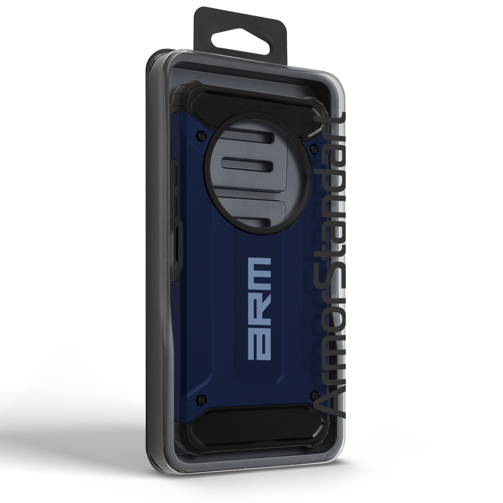 Чохол до мобільного телефона Armorstandart Panzer Xiaomi Poco M7 5G Dark Blue (ARM85171) - зображення 7