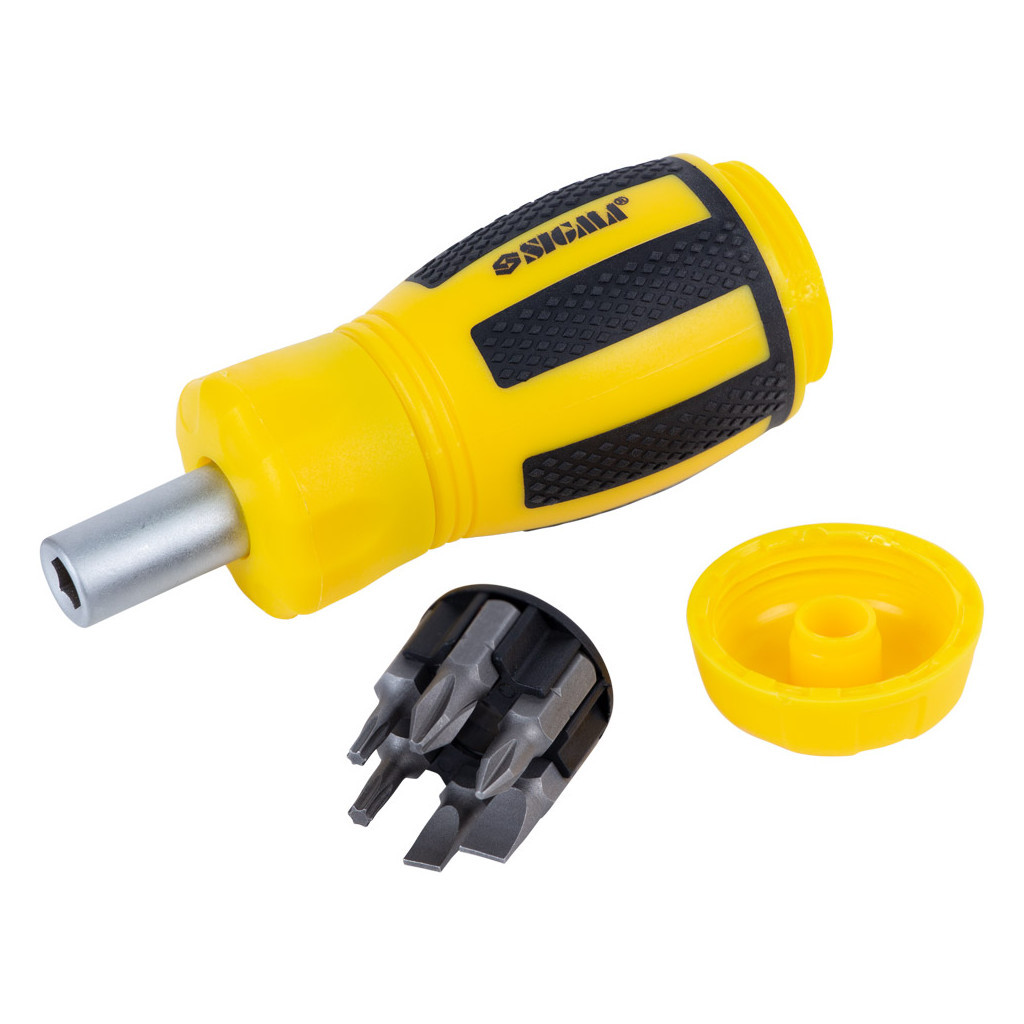 Набір викруток Sigma з реверсом MINI c бітами 6шт CrV (4001811) - изображение 5