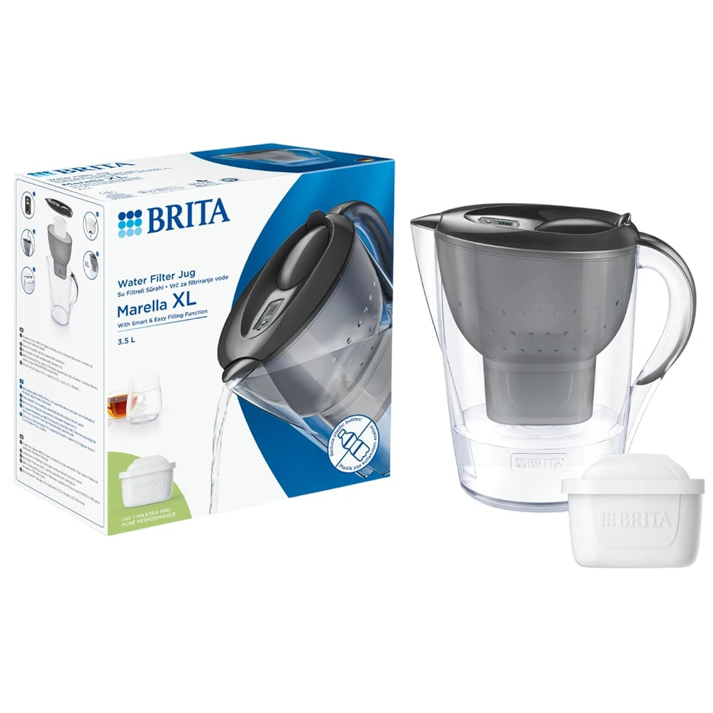 Фільтр-глечик Brita Marella XL Memo MXPro 3.5л (1052724) - изображение 3