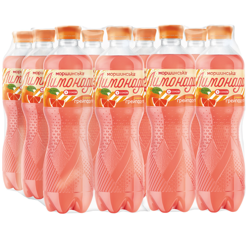 Напій Моршинська соковмісний Лимонада зі смаком Грейпфрута 0.5 л (4820017002806) - изображение 7