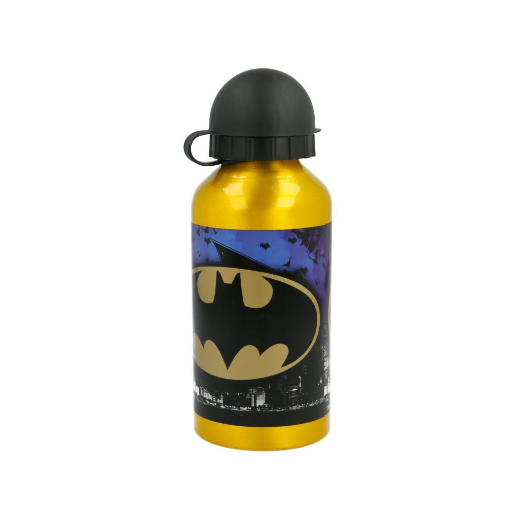 Поїльник-непроливайка Stor DC Batman Symbol, Aluminium Bottle 400 ml (Stor-85534) - зображення 2