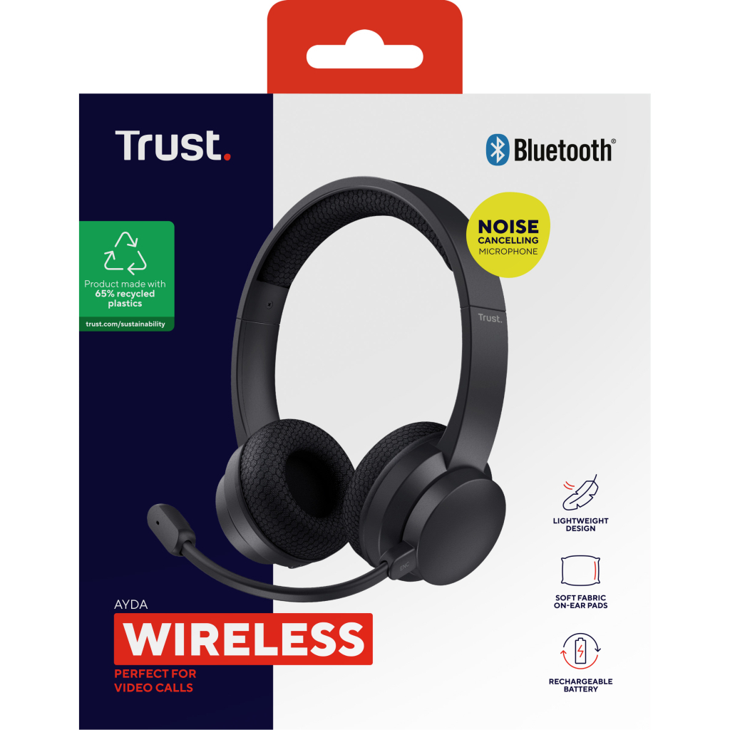 Навушники Trust Ayda Wireless ENC Black (25463) - зображення 8