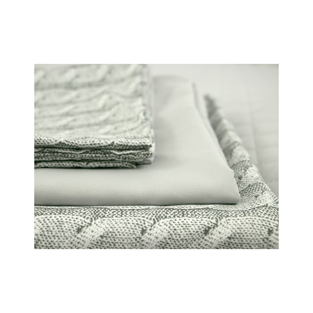 Постільна білизна Руно Grey Braid мікрофайбер євро (Р845.52_Grey Braid) - зображення 5