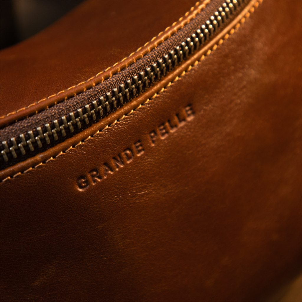 Сумка Grande Pelle Поясна Руда (11315) - зображення 4
