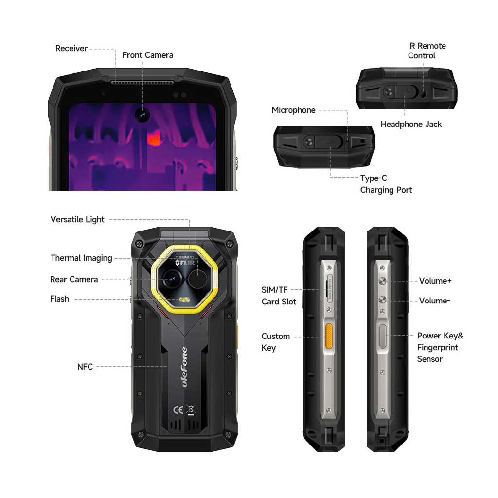 Мобільний телефон Ulefone Armor Mini 20T Pro 8/256Gb Black (6975326663236) - зображення 12