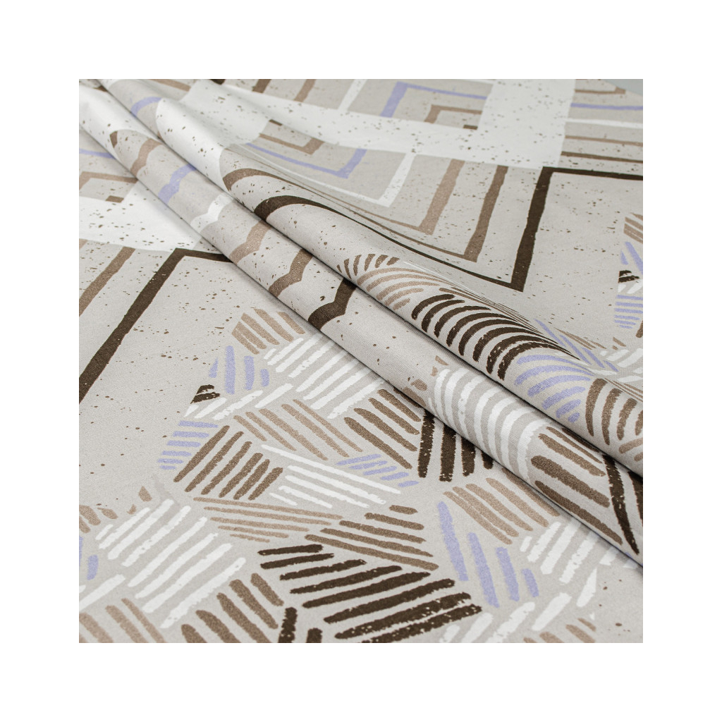 Постільна білизна Home Line Захопленість бузково-бежевий, бязь, полуторний (181395) - зображення 3