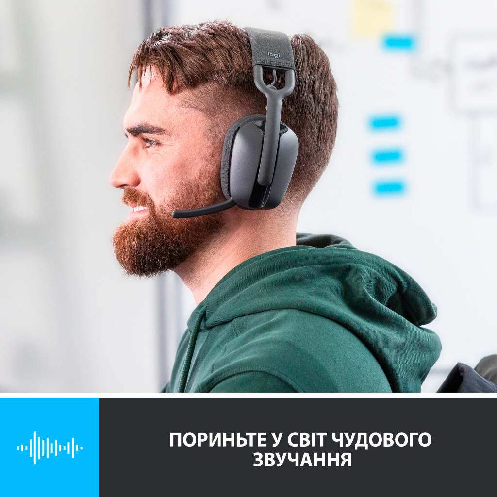 Навушники Logitech Zone Vibe 125 Graphite (981-001126) - зображення 2