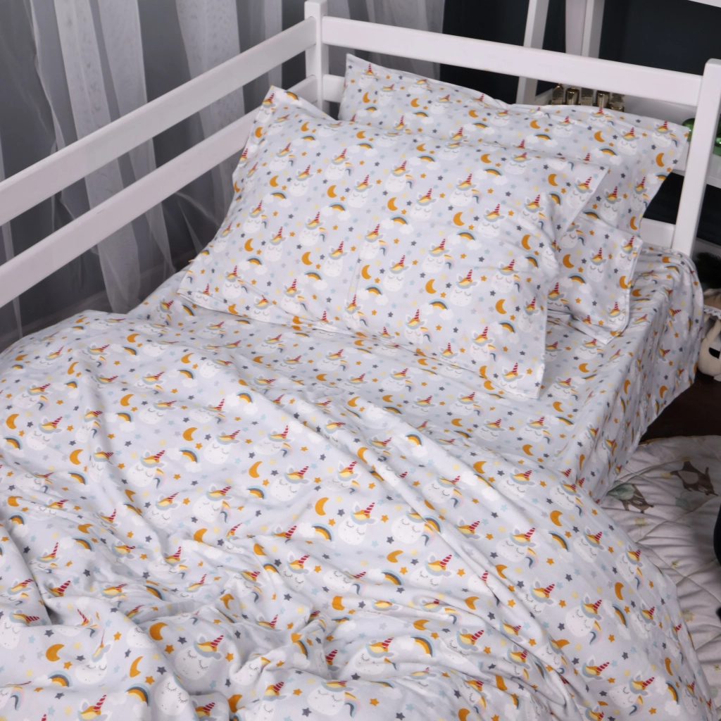 Постільна білизна MirSon 018 Unicorn Фланель 200x220 Євро (2200009656064) - зображення 3