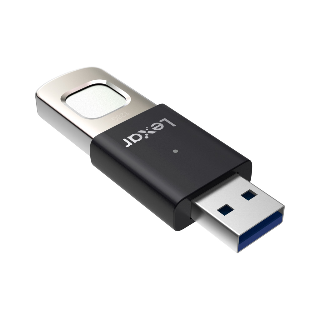 USB флеш накопичувач Lexar 128GB JumpDrive Fingerprint F35 Pro USB 3.2 (LJDF35P128G-RNBNG) - изображение 5