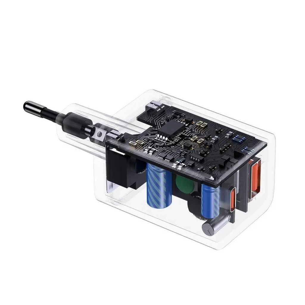 Зарядний пристрій Baseus 1xUSB-C 30W + 1xUSB white (CCSUPP-E02) - зображення 8