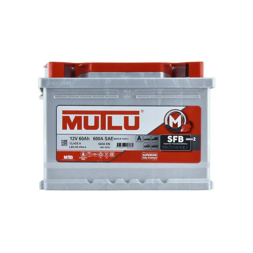Акумулятор автомобільний MUTLU 6СТ-60 (0) SFB LB2.60.054.A - зображення 1