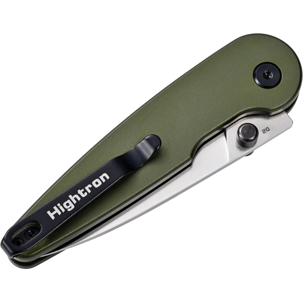 Ніж Hightron Birdidi, D2, алюміній, зелений, сатиновий клинок (HK06GRNS) - зображення 6