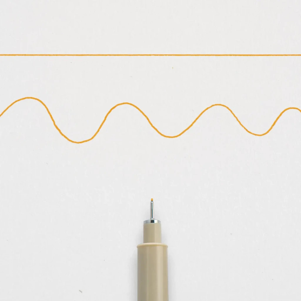 Лайнер Sakura Pigma Micron (0.1) 0,25 мм Помаранчевий (084511306295) - зображення 4