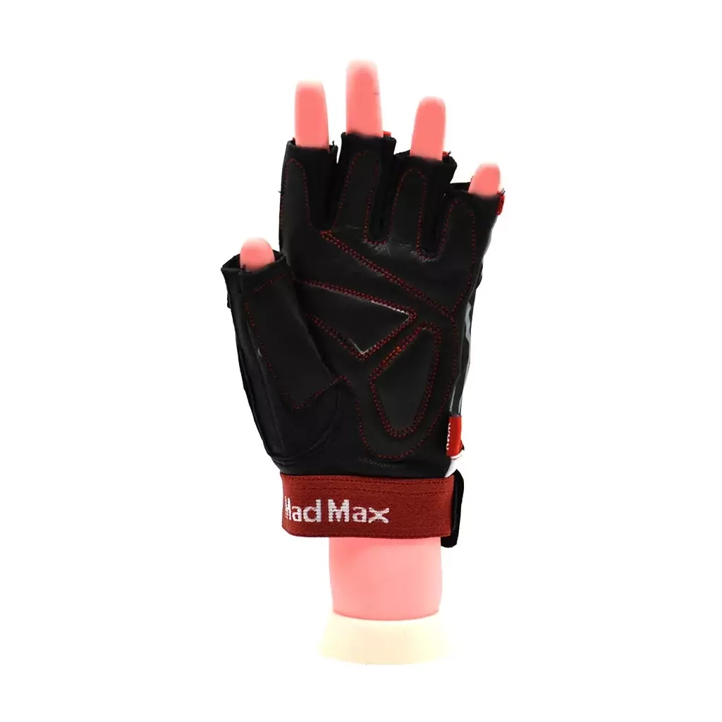 Рукавички для фітнесу MadMax MFG-911 Nine-eleven Zebra BW Zebra M (MFG-911-ZEB_M) - зображення 5