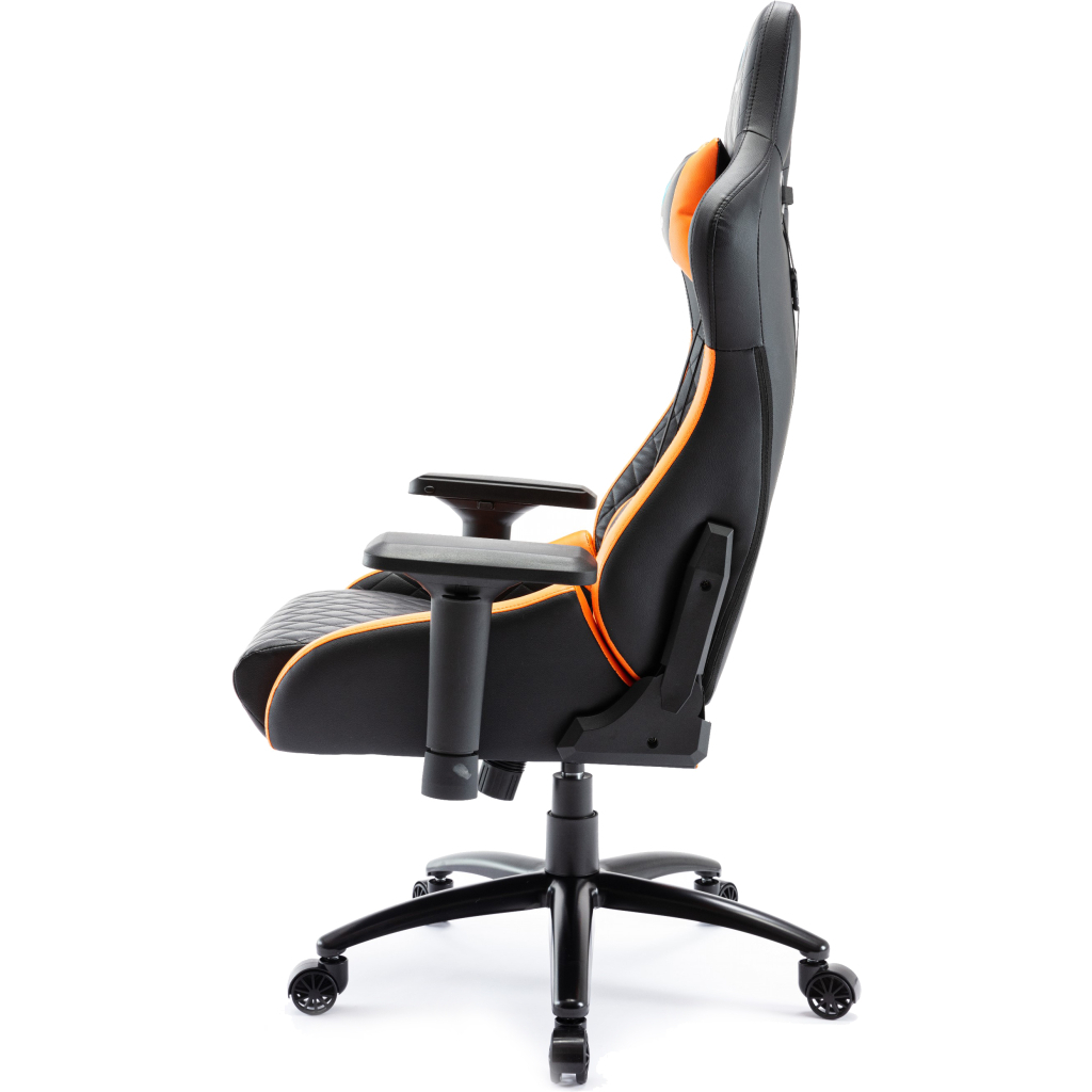 Крісло ігрове Aula F1031 Gaming Chair Black/Orange (6948391286211) - зображення 4