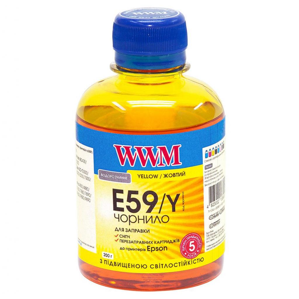 Чорнило WWM EPSON StPro 7700/9700/R2400 200г Yellow (E59/Y) - зображення 1