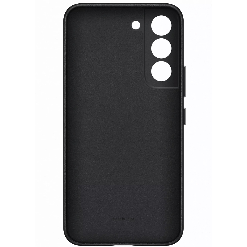 Чохол до мобільного телефона Samsung Leather Cover Galaxy S22 Black (EF-VS901LBEGRU) - зображення 3