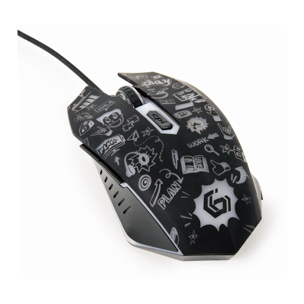 Мишка Gembird MUS-6B-GRAFIX-01 USB Black (MUS-6B-GRAFIX-01) - зображення 7
