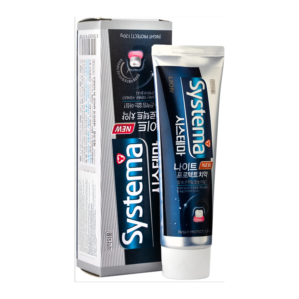 Зубна паста Lion Systema нічна Антибактеріальний захист 120 г (8806325613138) - зображення 3