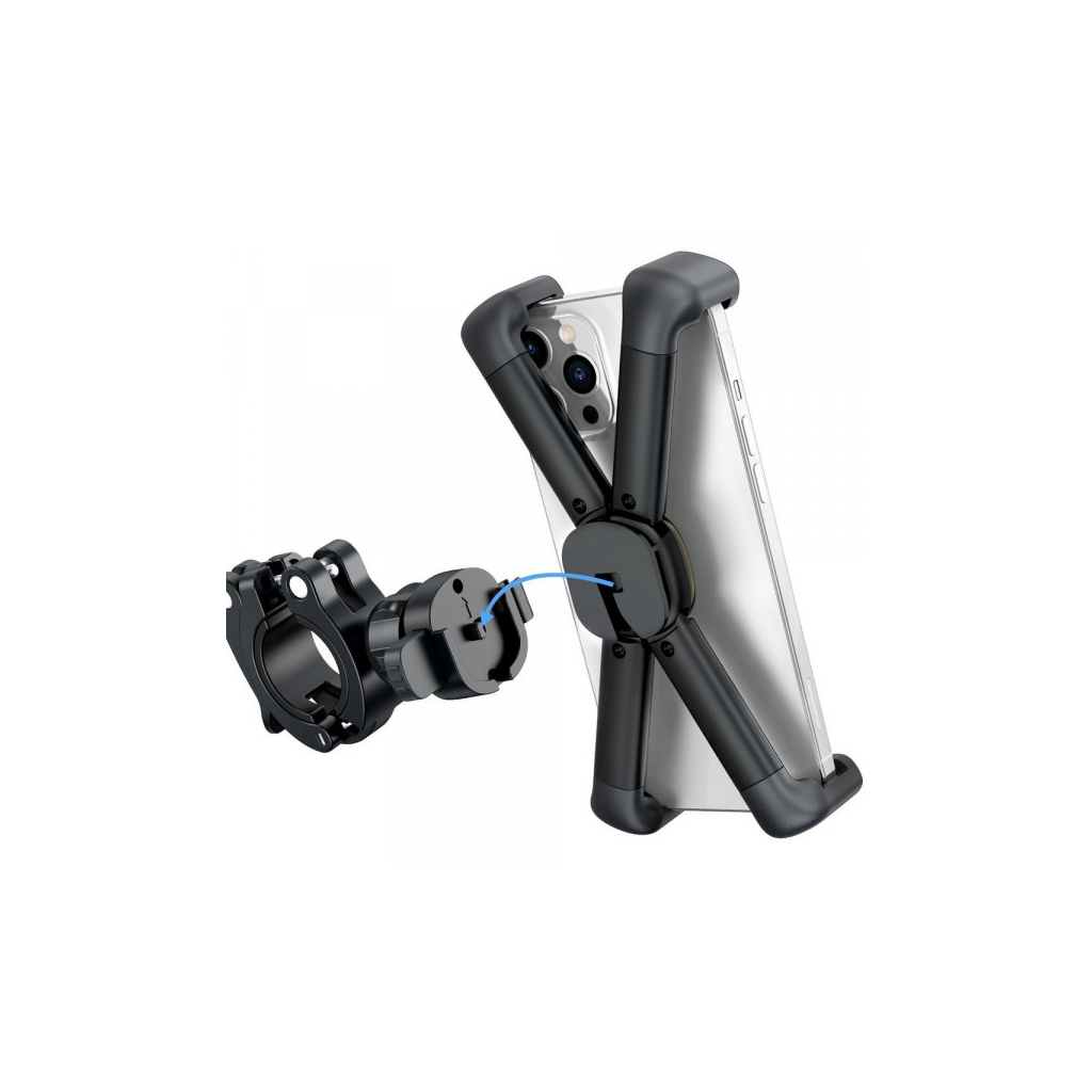 Тримач для смартфонів Baseus 4.7-6.5" Quick to take (for bicycle and Motorcycle) (SUQX-01) - изображение 5