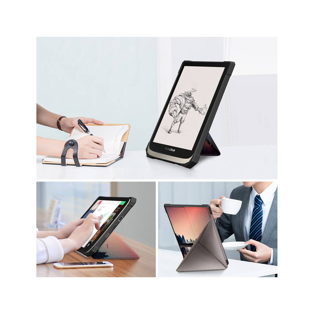 Чохол до електронної книги BeCover Ultra Slim Origami PocketBook 740 Inkpad 3 / Color / Pro Goo (707164) - зображення 5