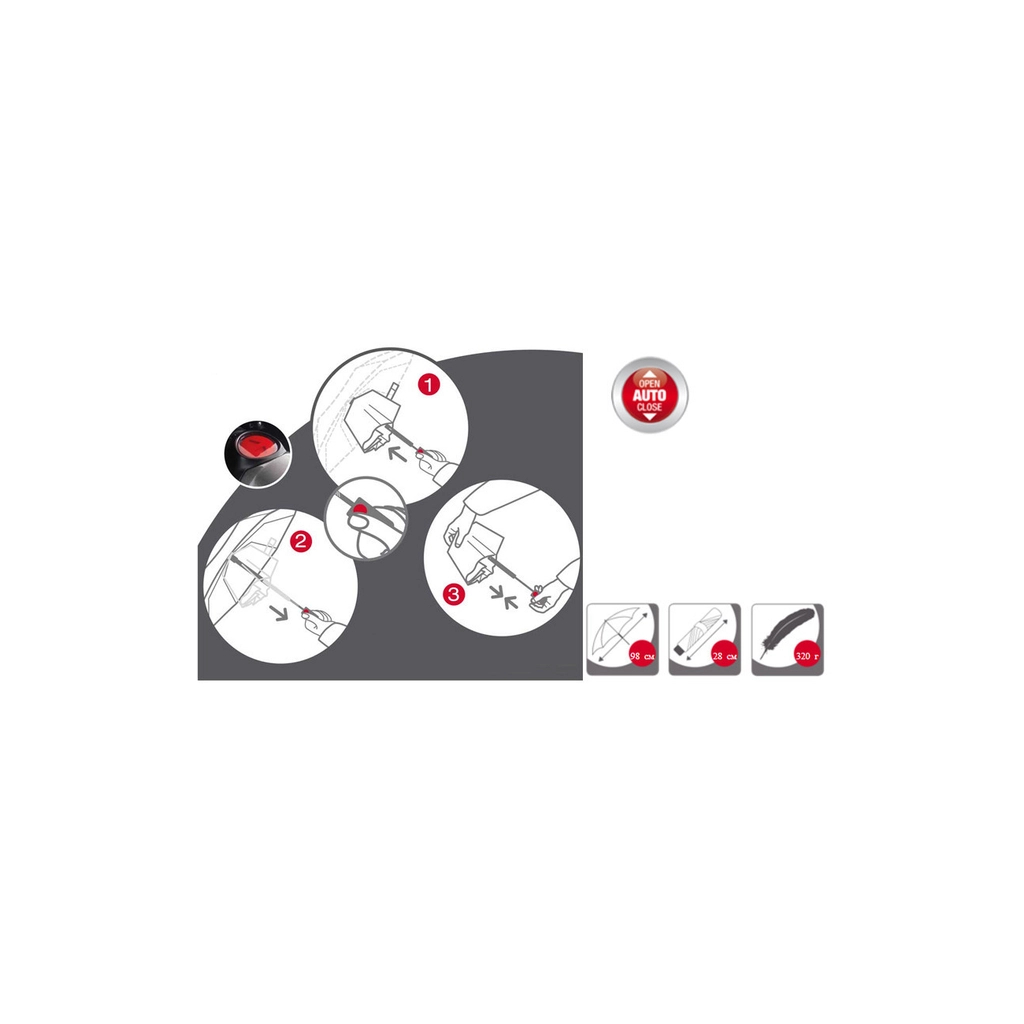 Парасоля Knirps T.200 Check Beige (Kn95 3201 5390) - зображення 3