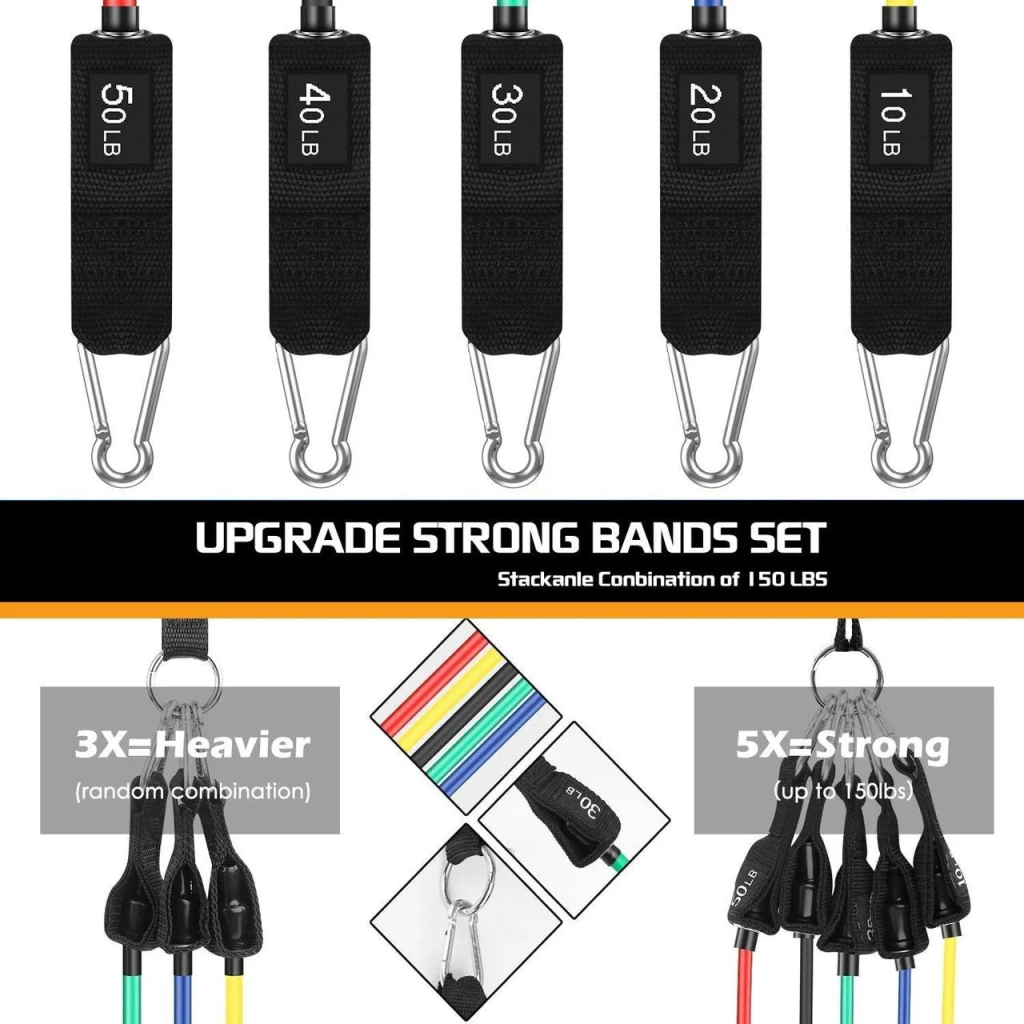 Еспандер Power System PS-4099 Total Expander Set 5 шт (4099MX-0) - зображення 5