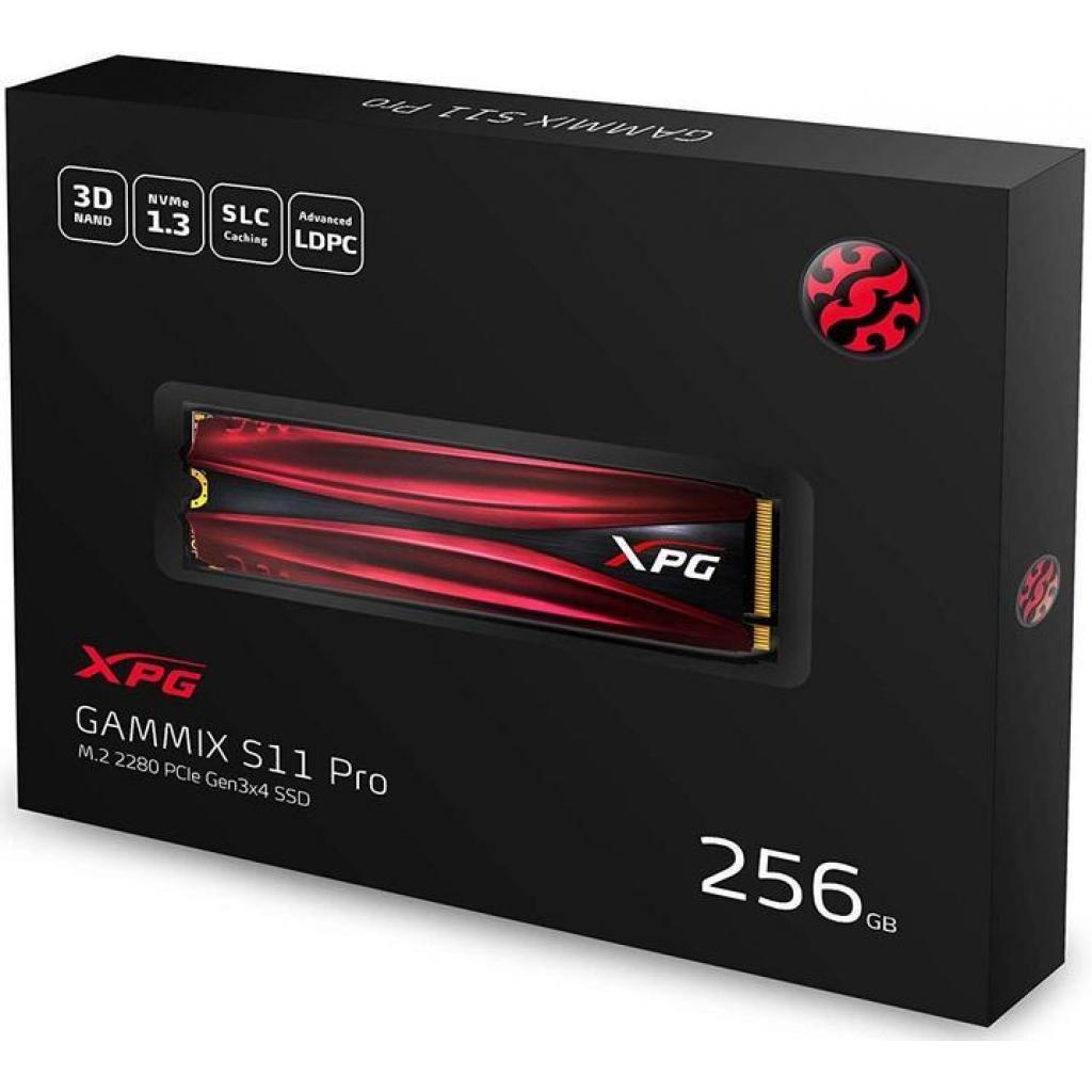 Накопичувач SSD M.2 2280 256GB ADATA (AGAMMIXS11P-256GT-C) - зображення 3