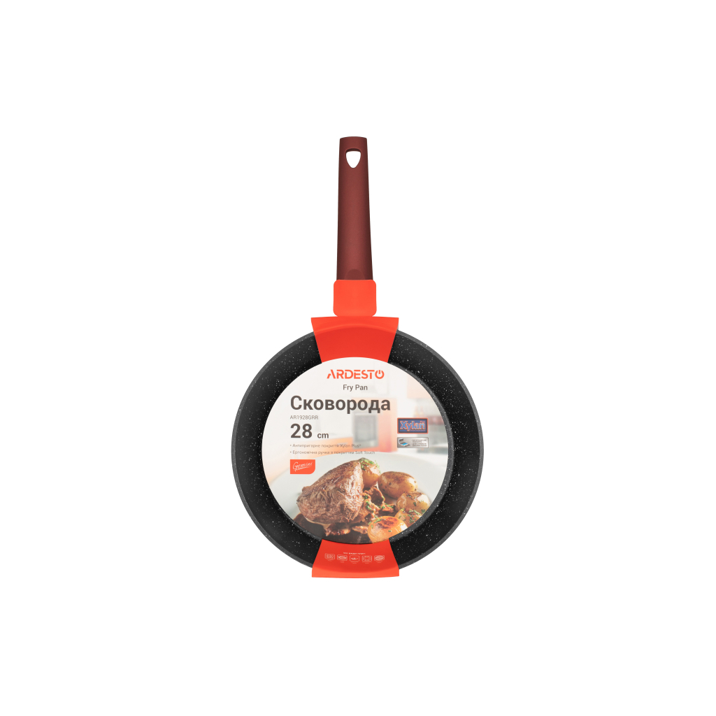 Сковорода Ardesto Gemini Molise 28 см Red (AR1928GRR) - зображення 2