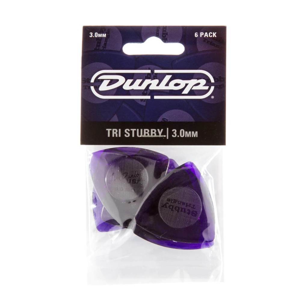 Медіатор Jim Dunlop Tri Stubby Pick 3.00mm 6 шт. (473P3.0) - зображення 3
