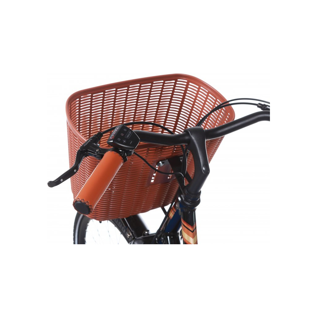 Електровелосипед Trinx E-Bike Sella 2.0 24" рама-17" Black-Brown-Yellow (Sella2_17.B) - зображення 7