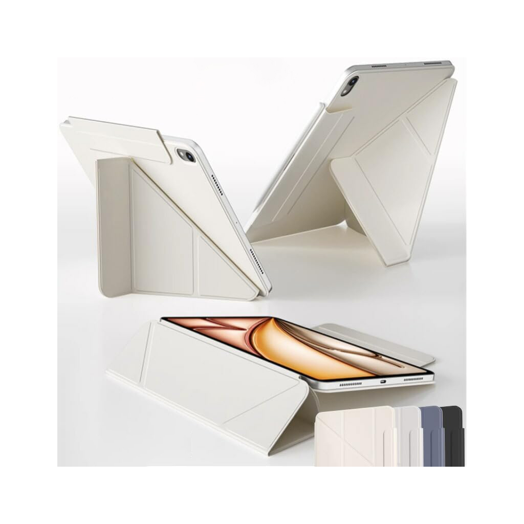 Чохол до планшета BeCover Ultra Slim Origami Magnetic Apple iPad Air 11" M2/M3 (2024/2025) Beige (712957) - зображення 4