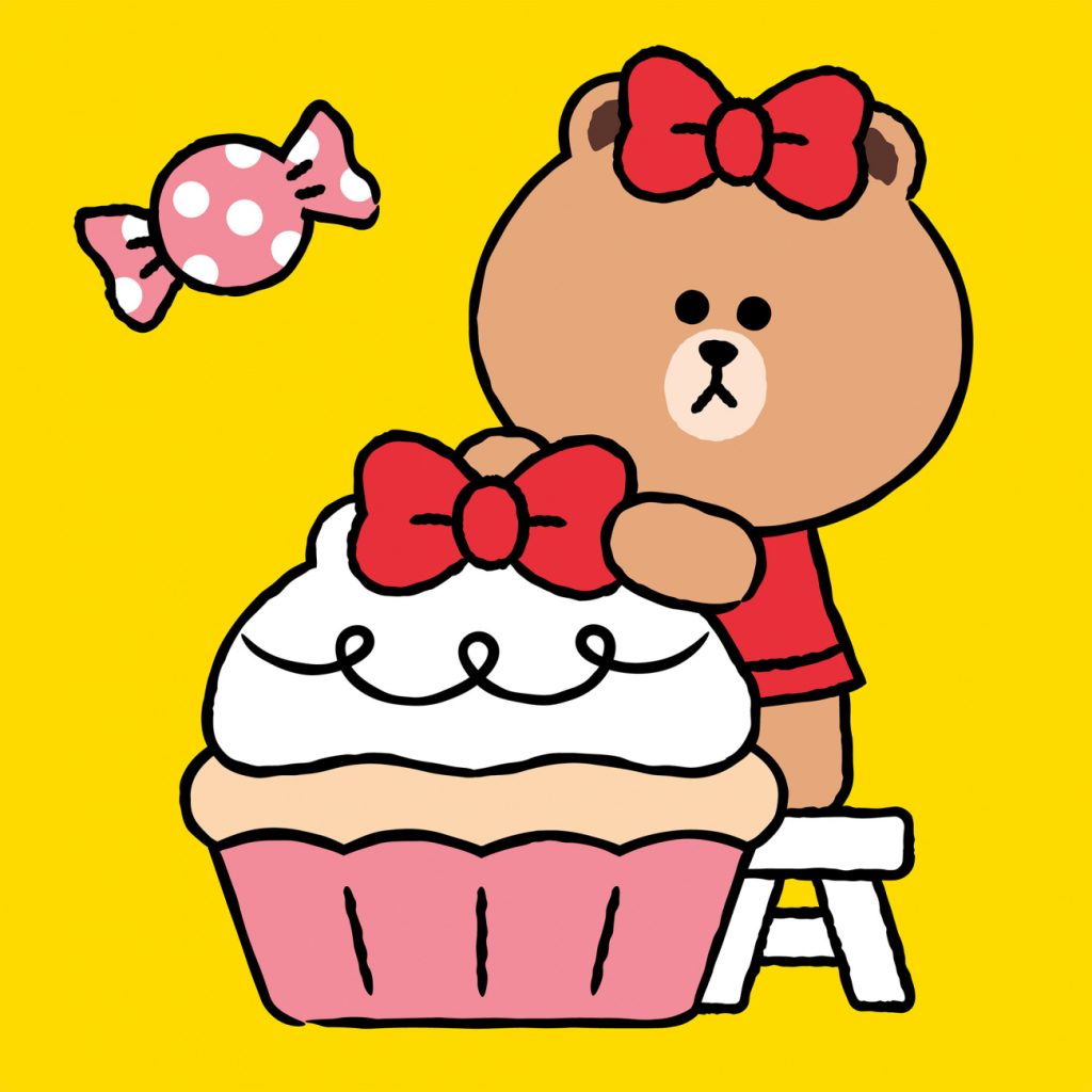 Картина по номерам Santi Лайн Френдс Чоко та солодкий мафін 25х25см (955036) - изображение 1