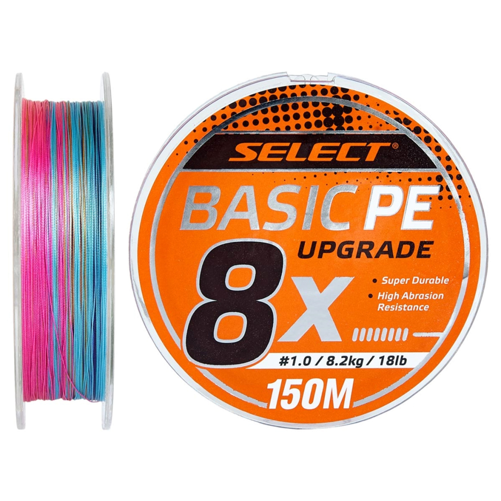 Шнур Select Basic PE 8x 150m Multi Color 1.5/0.18mm 22lb/10kg (1870.31.46) - зображення 1