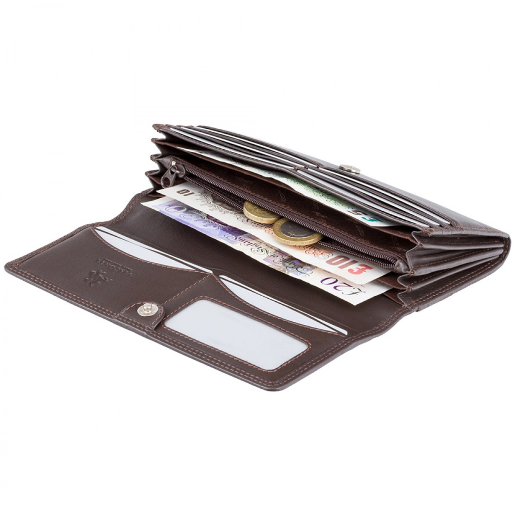 Гаманець Visconti HT35 Buckingham з RFID Chocolate (HT35 CHOC) - зображення 4