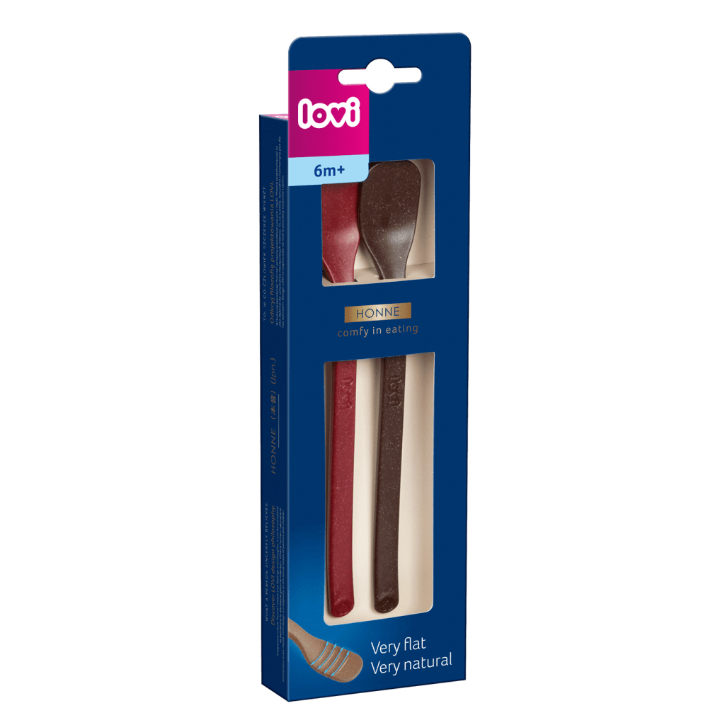 Набір дитячого посуду Lovi Tamarillo Перша ложечка для годування 2 шт (35/582_red) - picture 4