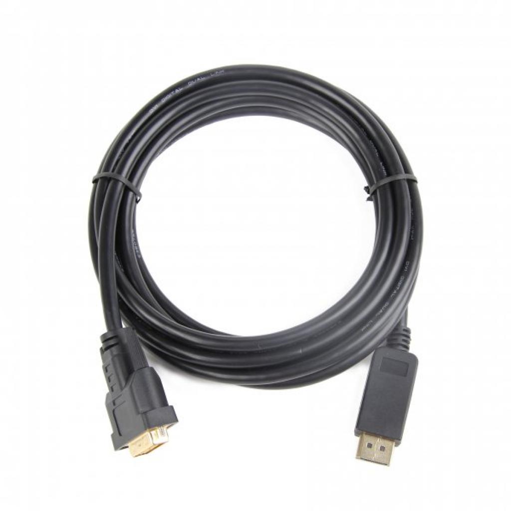 Кабель мультимедійний DisplayPort to DVI 3.0m Cablexpert (CC-DPM-DVIM-3M) - зображення 2