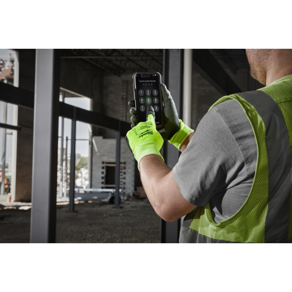 Захисні рукавиці Milwaukee Hi-Vis Cut розмір XL/10, 12 пар (4932492916) - зображення 4