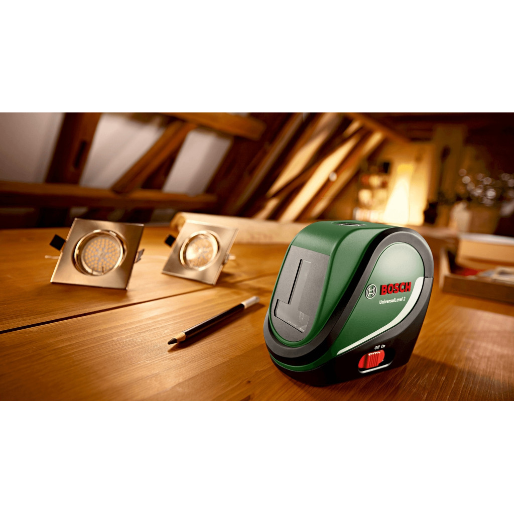 Лазерний нівелір Bosch UniversalLevel2 (Set), до 10м, 0.5мм/м, 0.45кг (0.603.663.803) - зображення 7