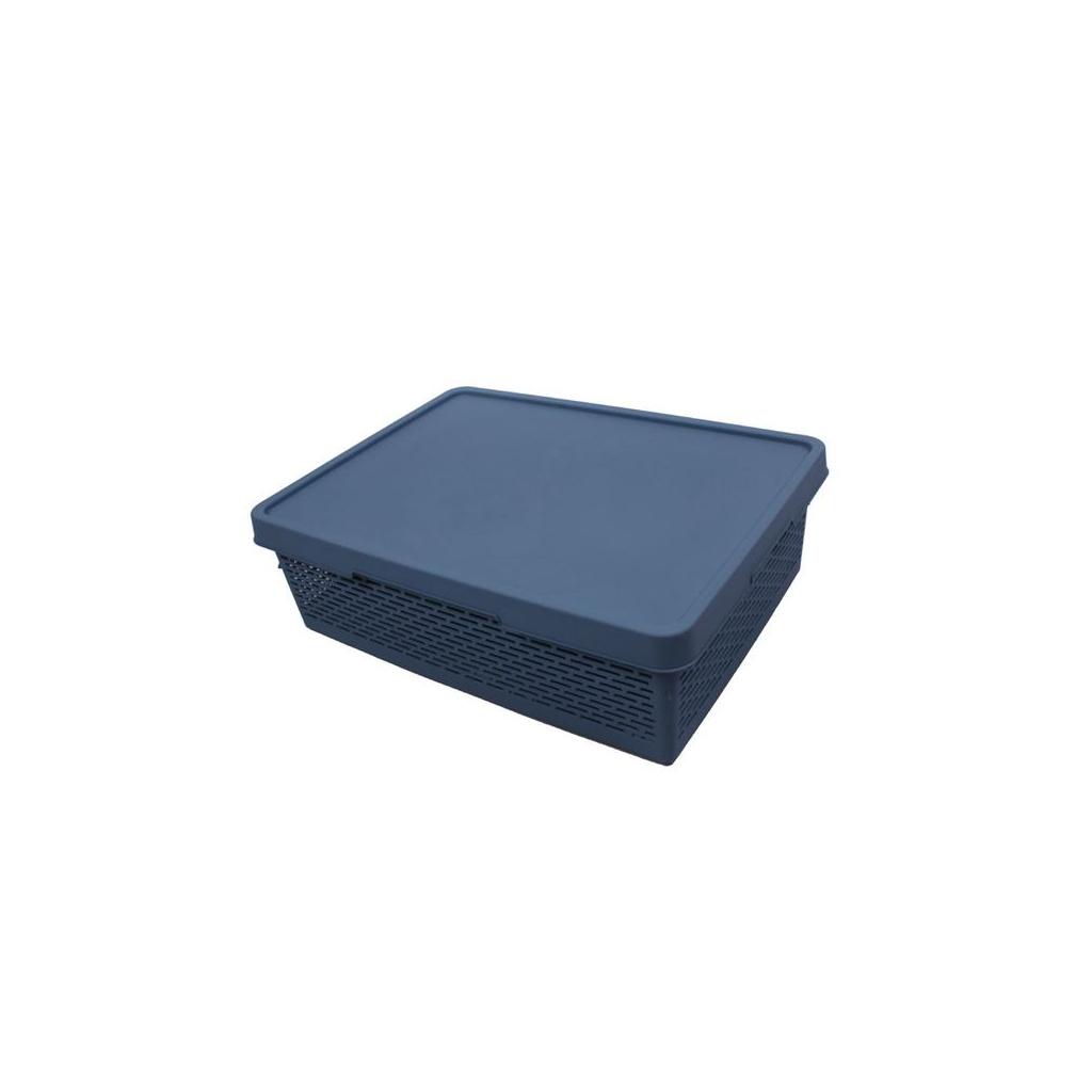 Кошик для зберігання Qutu Q-Basket Blue 36 л (Q-BASKET д/зберігання з/кр. BLUE 36 л) - зображення 1