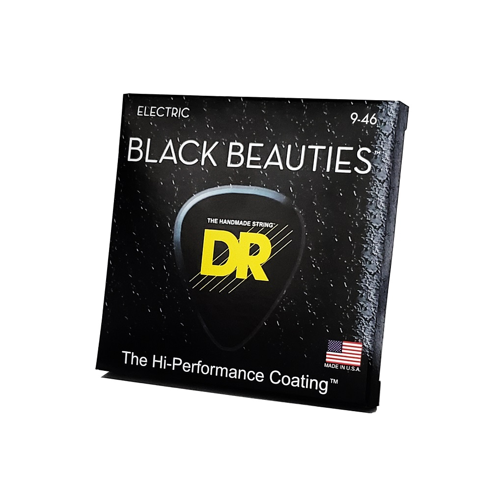 Струни для гітари DR Strings Black Beauties Electric - Light Heavy (09-46) (BKE-9/46) - зображення 2