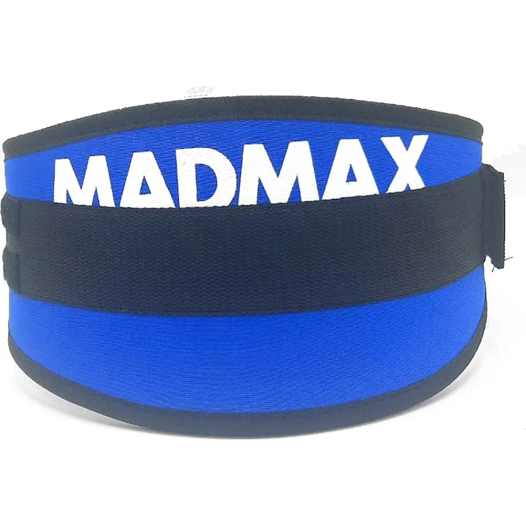 Атлетичний пояс MadMax MFB-421 Simply the Best неопреновий Blue XXL (MFB-421-BLU_XXL) - зображення 8