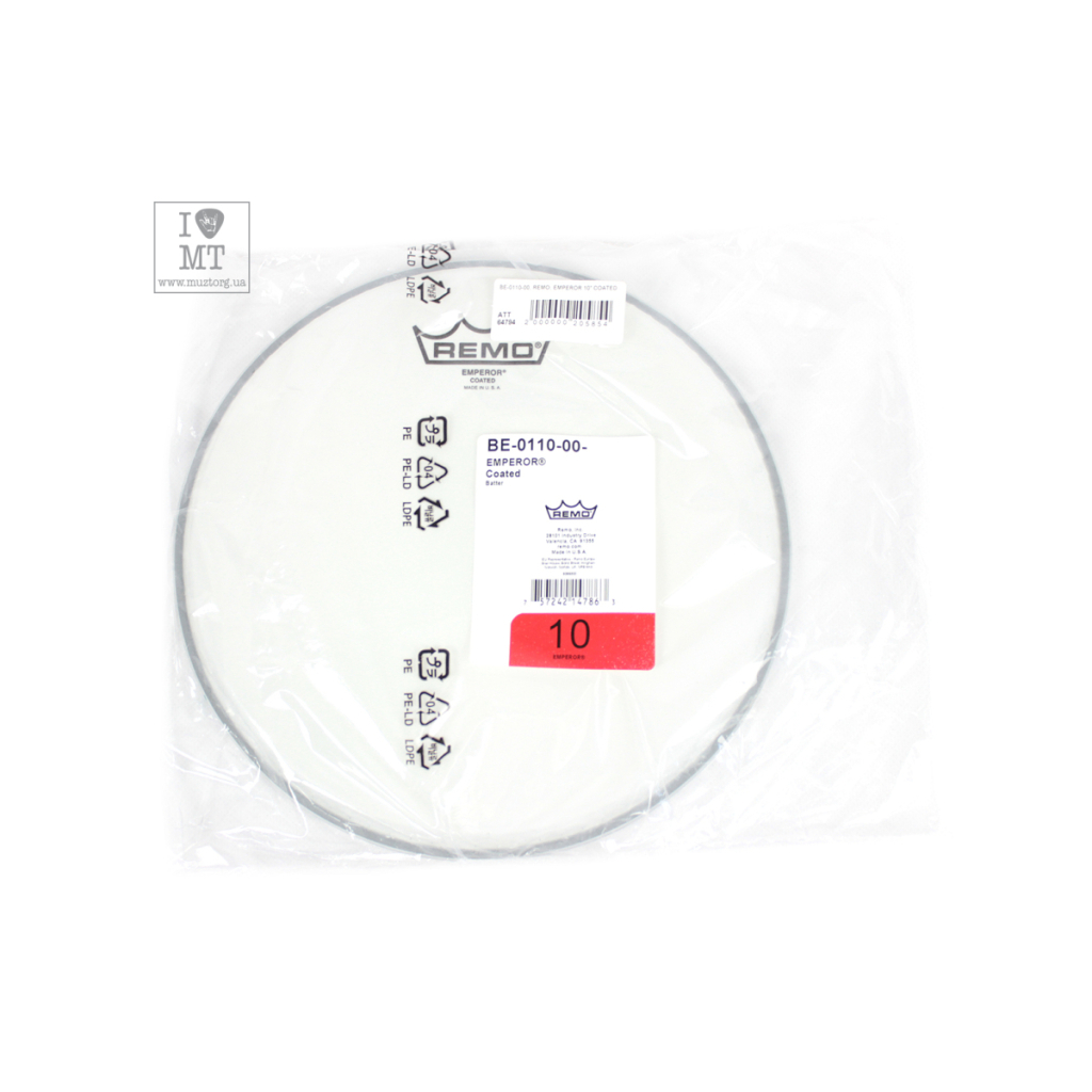 Пластик для барабана Remo Emperor 10" Coated (64794) - изображение 4
