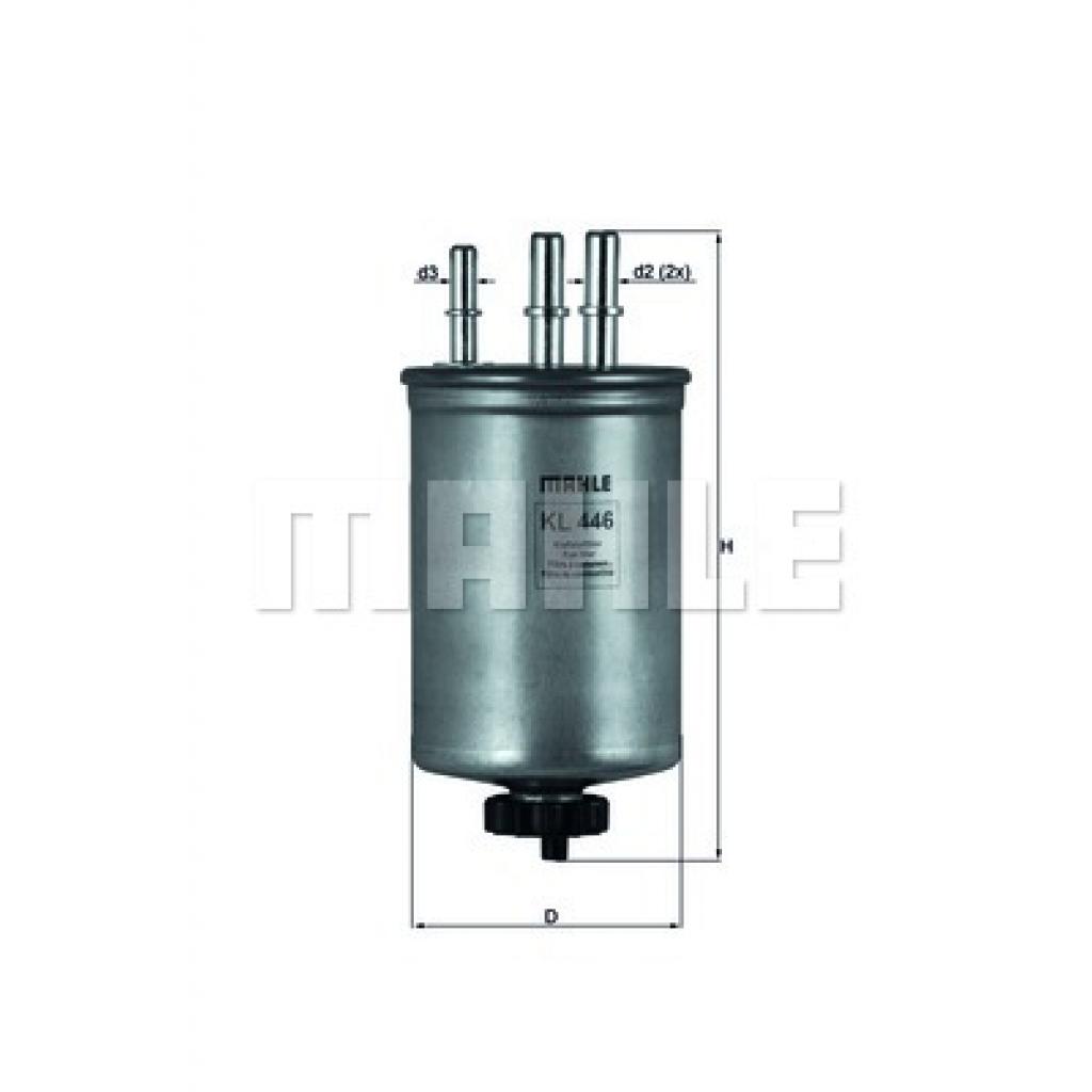 Фільтр паливний Mahle KL446 - зображення 1