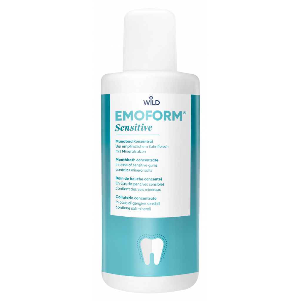 Ополіскувач для порожнини рота Dr. Wild Emoform Sensitive Для чутливих зубів 400 мл (7611841702218) - зображення 1