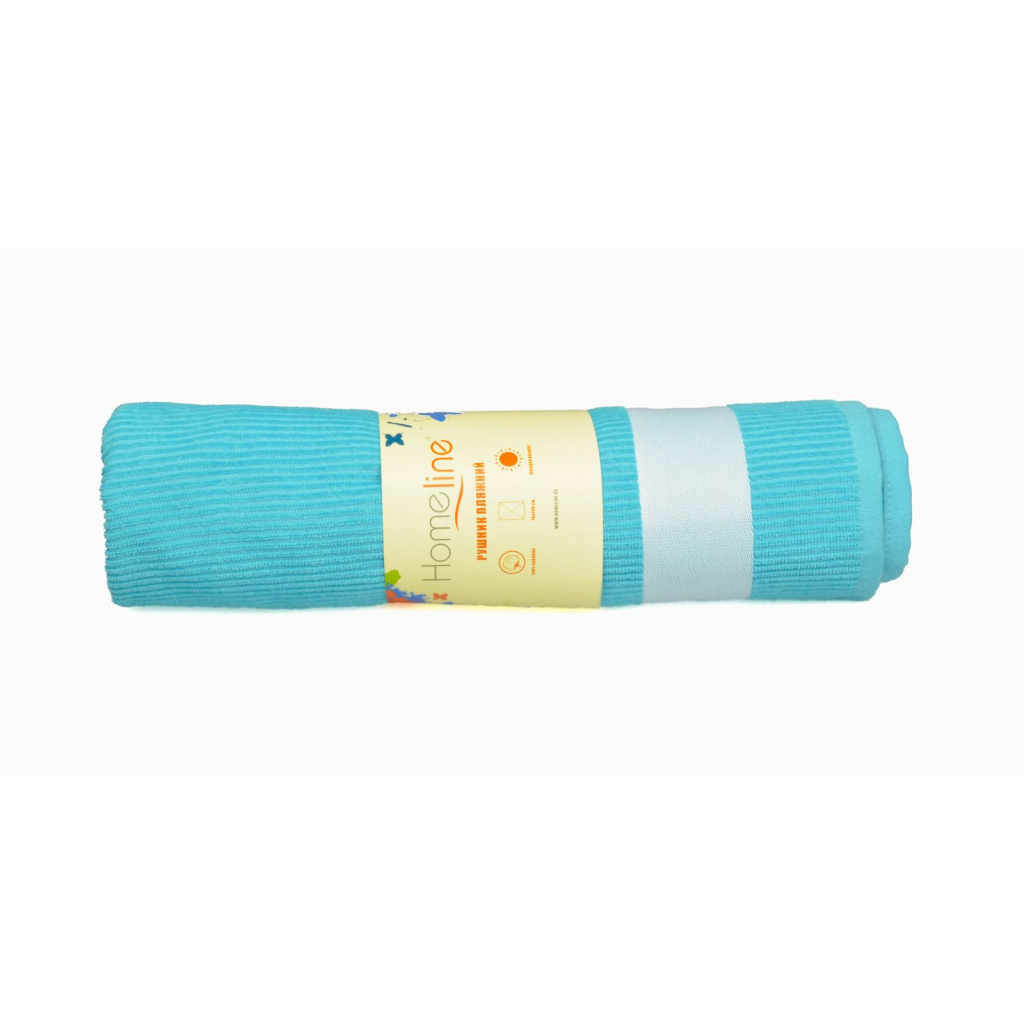 Рушник Home Line велюровий пляжний бірюзовий 70х150см (105630) - зображення 3