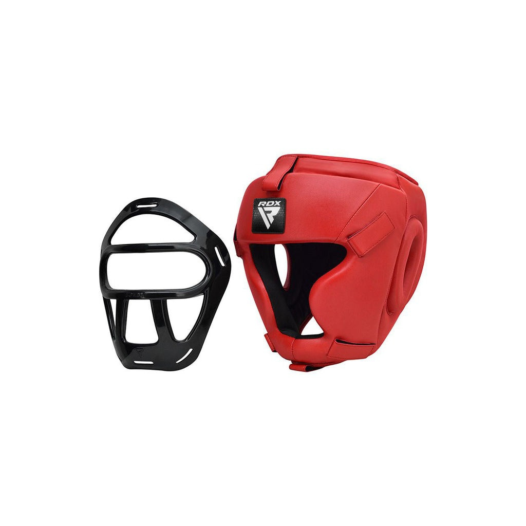 Боксерський шолом RDX T1 Grill Full Red L (HGR-T1FR-L) - зображення 3