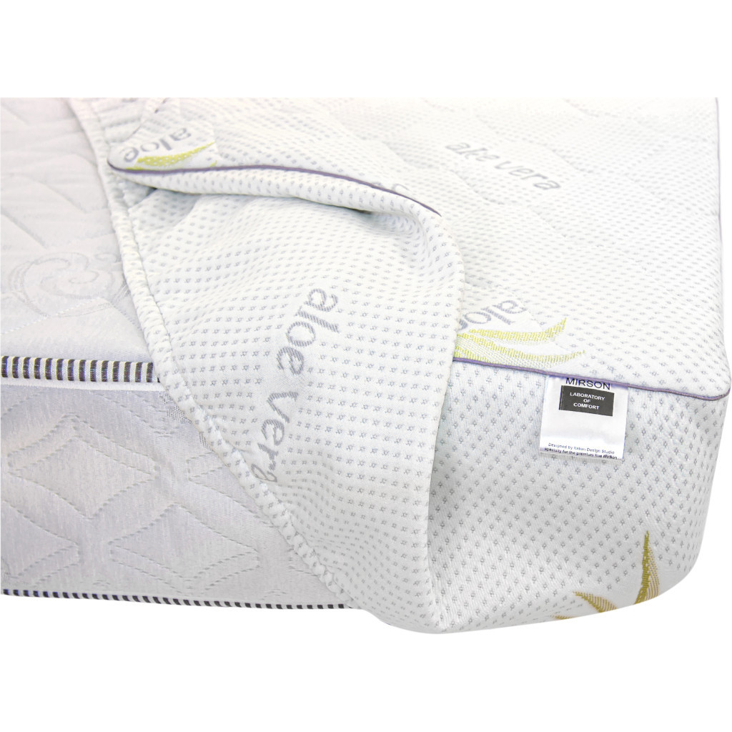 Наматрацник MirSon №1007 Alberto Eco Strong Aloe Vera 70х190 см (2200001490062) - зображення 9