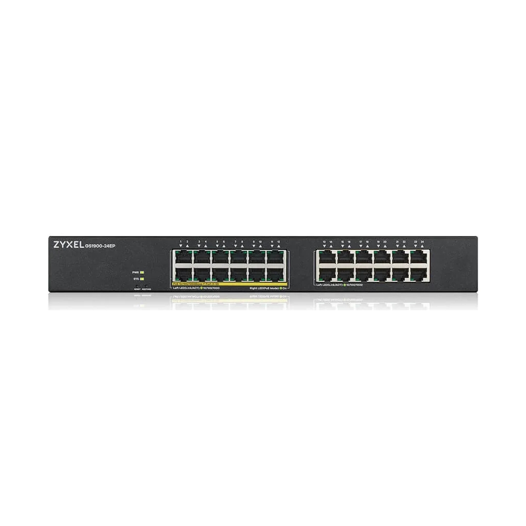 Комутатор мережевий ZyXel GS1900-24EP - зображення 2