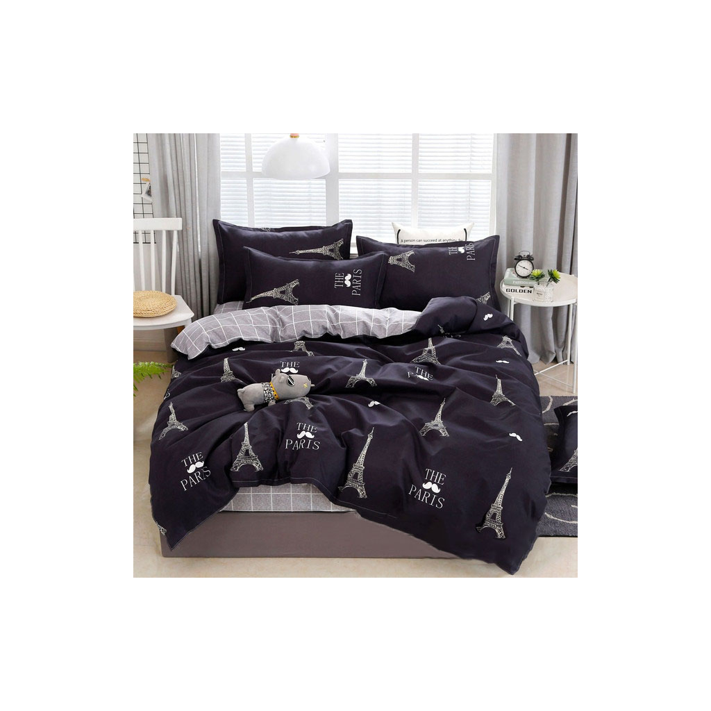 Постільна білизна MirSon Бязь Premium 17-0468 Beautiful Paris Полуторна (2200003332766) - зображення 1